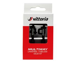 Vittoria Válvulas sin cámara multiuso negro