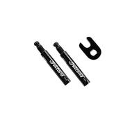 Vittoria Alargador de válvula negro SV 20 mm