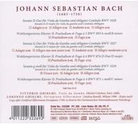 Vittorio Ghielmi - Bach: Sonaten F. Viola Da Gamba