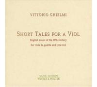 Vittorio Ghielmi Short Tales for a Viol (Ghielmi) (CD) Album (Importación USA)