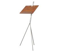 Vituord Atril De Lectura De Pie, Soporte Manos Libres para Libros, Bandeja Plegable De Madera De 35 X 45 Cm, Soporte De Trípode, para Oficina En Casa - Libros, Música Y Recetas, Altura 125 Cm