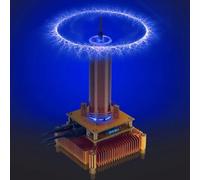 Vituord Bobina De Tesla Musical, Generador De Plasma De Arco, Iluminación Artificial Táctil, con Cable De Audio, Modelo De Escritorio DIY, para Aprender Física Y Educación Electrónica