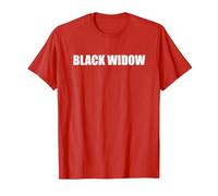 Viuda Negra Camiseta, Hombre, Rojo, M