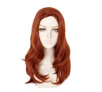 Viuda Negra Rojo Oscuro Amarillo Gradiente Peluca Color Mezclado Pelo Sintético Halloween Carnaval Fiesta Disfraz Cosplay Pelucas Adulto KUYB8565
