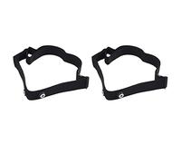 Viupolsor 2 bandas de pecho para monitor cardíaco inalámbrico, color negro