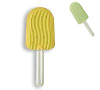 VIUXL Celery Pets Cat Tongue Comb, Cat Tongue Comb, 2024 New Cat Tongue Comb, Cat Tongue Brush, Soft Tongue Brush for Shedding, Pet Hair Comb for Cat (Yellow)