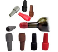 VIUXL Reusable Sparkling Wine Bottle Stopper, 2024 Upgraded Wine Stoppers for Wine Bottles, Double Sealed Silicone Wine Bottle Stoppers, Home Use Wine Accessories (4Pcs)