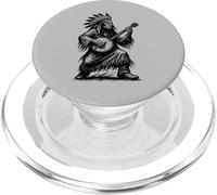 Viva Appalachia Native American Banjo Player Retro PopSockets PopGrip para MagSafe