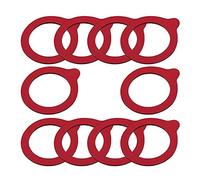 Viva-artículos de uso doméstico 10 anillos de goma/65 x 90 mm, Compatible con mecanismo de cierre para vasos 0,25 L hasta 1 L