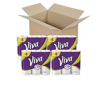Viva choose-a-sheet rollo de toallas de papel grandes Plus, 24 Big Rolls (Pack of 4), White Choose-a-Size, 4