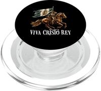 Viva Cristo Rey Guadalupe Católico Cristeros PopSockets PopGrip para MagSafe