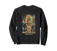 Viva Cristo Rey Guadalupe Cristeros Católicos Sudadera