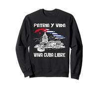 Viva Cuba Libre Patria Y Vida Free Sos Cuba Capitol Sudadera