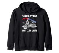 Viva Cuba Libre Patria Y Vida Free Sos Cuba Capitol Sudadera con Capucha