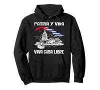 Viva Cuba Libre Patria Y Vida Free Sos Cuba Capitol Sudadera con Capucha