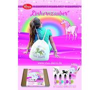Viva Decor Creative Plantillas Juego de Unicornio mágico, Material sintético, Multicolor, 26 x 21 x 3 cm
