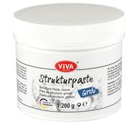Viva Decor® Pasta texturizada gruesa (1200 g color blanco) mate pasta granulada a base de agua para estructura de superficies en relieve hasta plástico para creadores y artistas Fabricado en Alemania