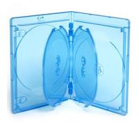 VIVA ELITE Fundas para discos Blu-Ray (6 fundas, 15 mm, 5 unidades), color azul