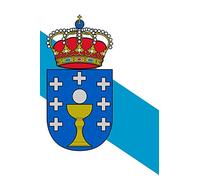 Viva Galicia: Un cuaderno gallego con la bandera de Galicia