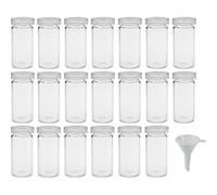 Viva Haushaltswaren - Botellas de Cristal (20 Mini/Cristal latas 5 ml. para Pastillas, globuli), etc.