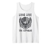 Viva la bandera de Estados Unidos de la Repú Camiseta sin Mangas