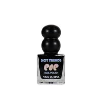 Viva la Diva - Esmalte de Uñas Vibrante | Look Audaz y Moderno | Secado Rápido y Duradero | Aplicación Precisa y Fácil | Pigmentos Intensos, Negro, 8 ml (Paquete de 1)