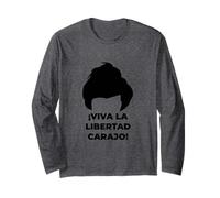 ¡Viva La Libertad Carajo! - Javier Milei - Peluca Milei Manga Larga