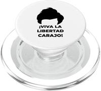 ¡Viva La Libertad Carajo! - Javier Milei - Peluca Milei PopSockets PopGrip para MagSafe