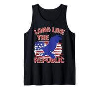 Viva la República Bandera de Estados Unidos Demócrata Camiseta sin Mangas