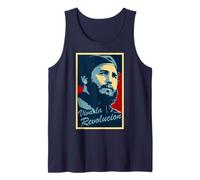 Viva la revolución! Camisa Fidel Castro Camiseta sin Mangas