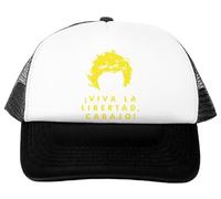 Viva Libertad Yellow Milei Gorra De Béisbol Blanca Ajustable Unisex