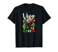 Viva México Bandera del Orgullo Mexicano México Raíces Patrimonio Camiseta