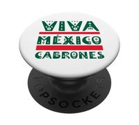 Viva México Cabrones Souvenir Mexicans Gifts Patriotic PopSockets PopGrip Adhesivo