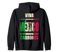 Viva Mexico Cabrones! Sudadera con Capucha