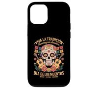 Viva México - Día de los Muertos Flores y Música Carcasa para iPhone 12/12 Pro