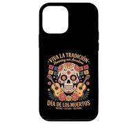 Viva México - Día de los Muertos Flores y Música Carcasa para iPhone 12 Mini