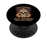 Viva México - Día de los Muertos PopSockets PopGrip Adhesivo