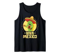 Viva México Independencia Mexicana Funny Cactus Cinco de Mayo Camiseta sin Mangas