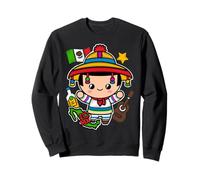 Viva Mexico Kids Independence Day Funny Dance Mexican Sudadera