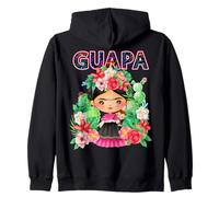 Viva Mexico Mexican Girl Flag Independence Day Girls Kids Sudadera con Capucha
