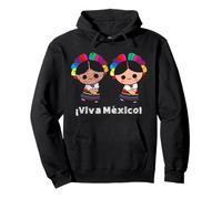 Viva Mexico Mexican Independence Day Shirts Women Girls Kids Sudadera con Capucha
