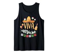 Viva México Party Bandera de la Independencia Mexicana para Hombres, Mujeres y niños Camiseta sin Mangas