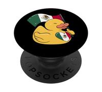 Viva Mexico Pato de Goma Día de la Independencia de México PopSockets PopGrip Adhesivo