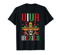 Viva México - Sombrero de la bandera mexicana del Cinco de Mayo Fiesta Camiseta