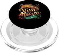 Viva Mexico Vintage Sombrero Cinco De Mayo Patriótico PopSockets PopGrip para MagSafe