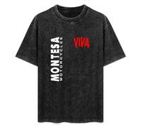 Viva Montesa Espana Motorcycles Rare Men's T-Shirt Unisex Black Cotton Print tee Shirts M