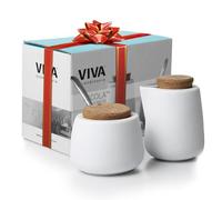 VIVA Nicola Juego de Azucarero y Jarra de Leche, Porcelana, Blanco