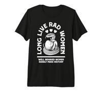 Viva RAD Women Make History Feminist Snake Apple Camiseta Premium