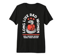 Viva RAD Women Make History Feminist Snake Apple Camiseta Premium