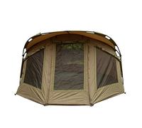 Vivac Tienda Pesca Verde 1-2 Man Bivvy Funda Pescador Caña Carpa Refugio Impermeable Nocturno 3000mm/300cm/3m Sistema Tackle Brolly Toldo Ventana PVC Maza Bolsa Transporte Alfombrilla Zapatos GRATIS